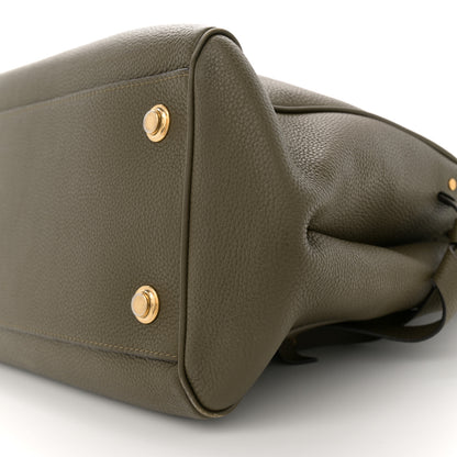 Louis Vuitton Veau Nuage Milla MM Laurier Green 9 of 14