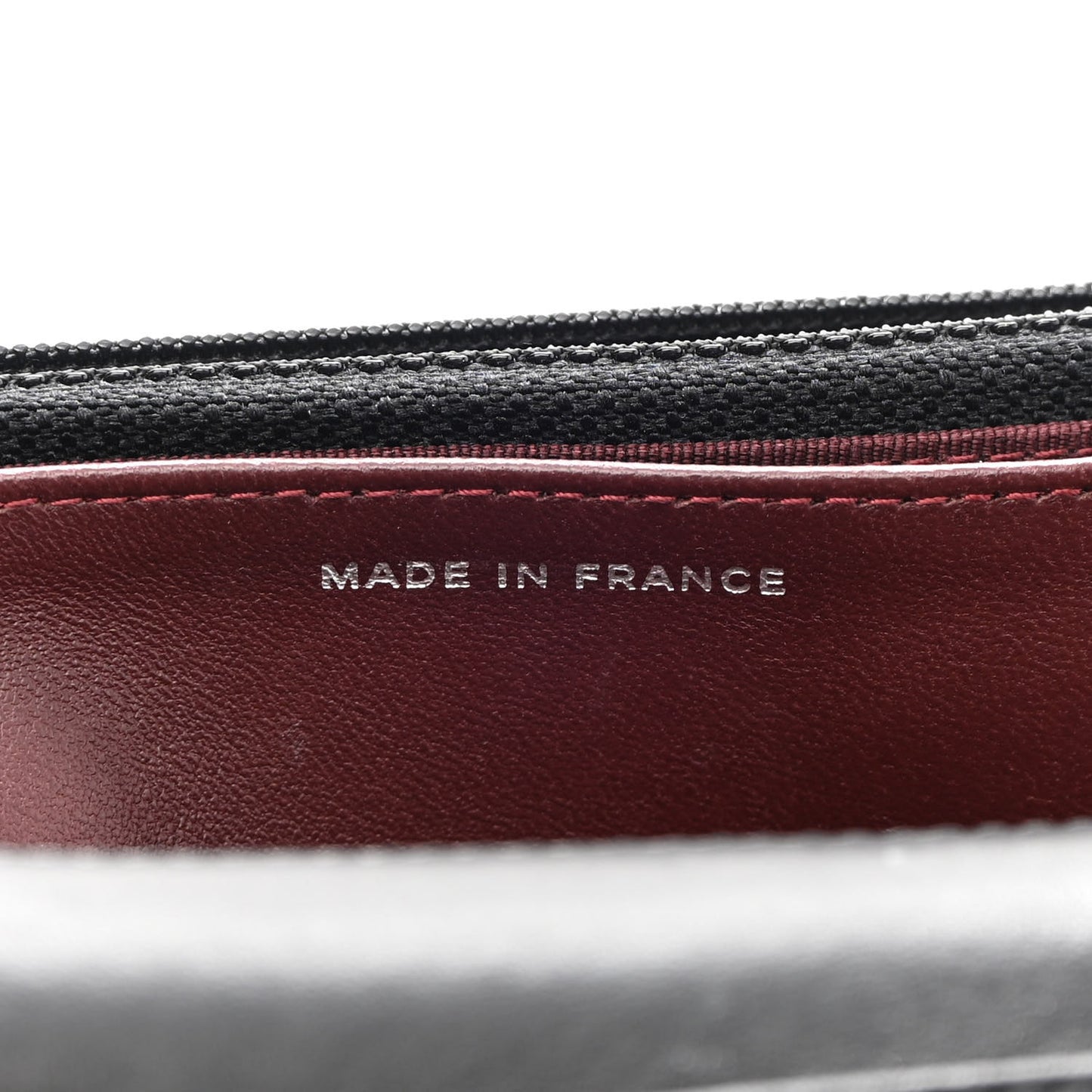 Lambskin Quilted Wallet On Chain WOC Black