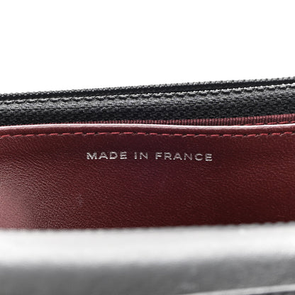 Chanel Lambskin Quilted Wallet On Chain WOC Black 6 of 9