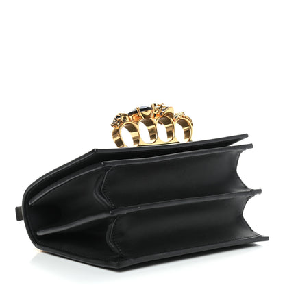 Alexander McQueen Calfskin Knuckle Crossbody Black 4 of 8