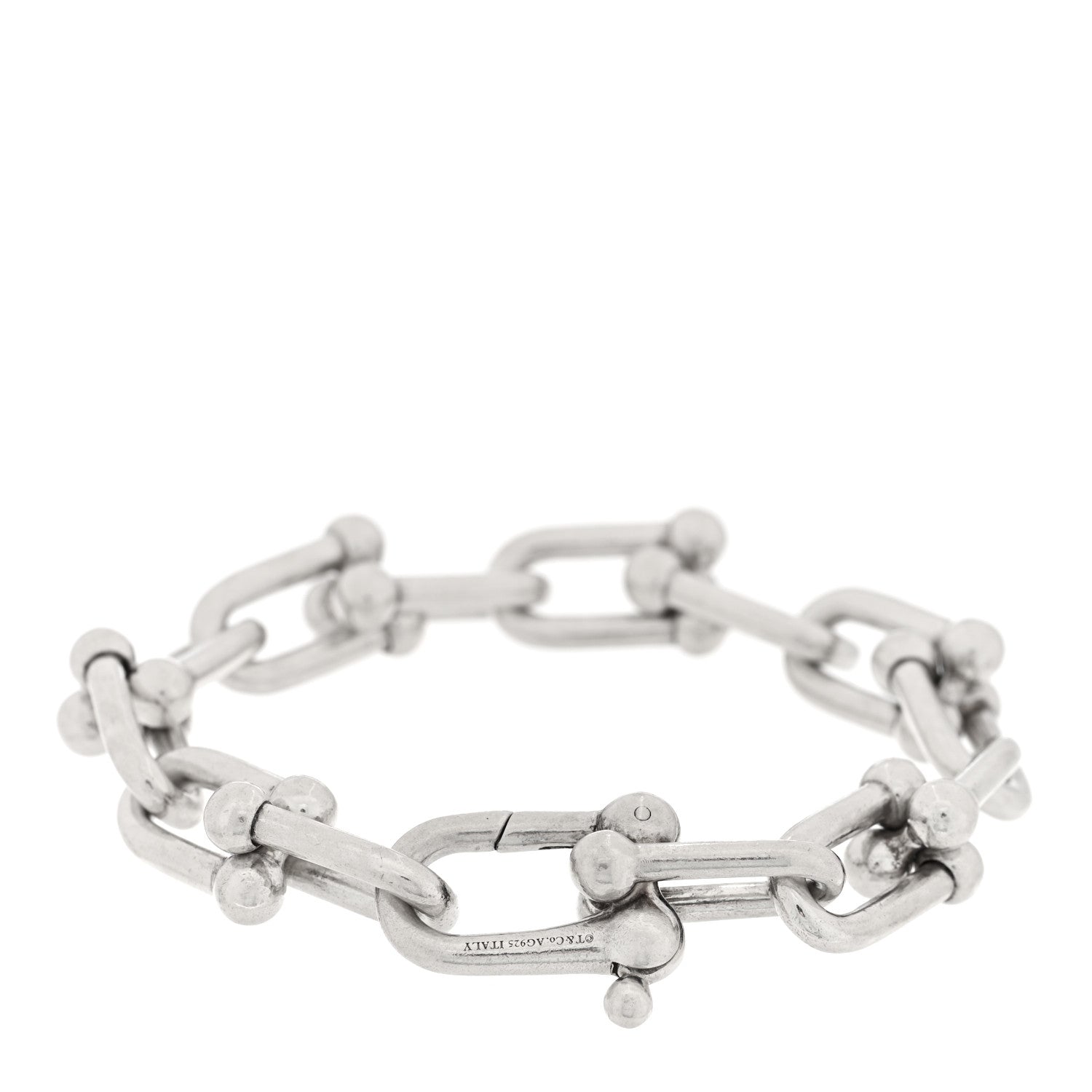 Tiffany Sterling Silver Large HardWear Link Bracelet 2 of 3