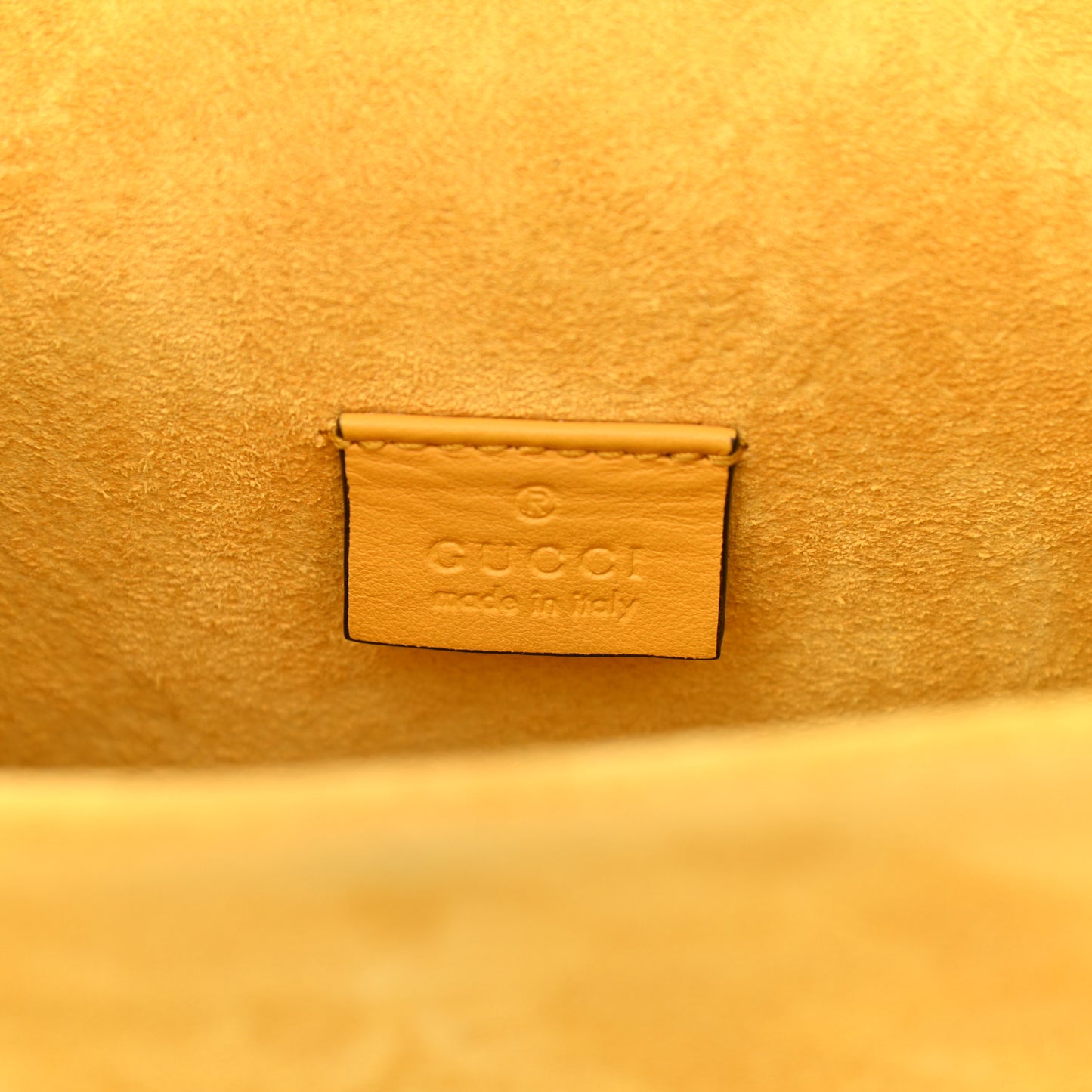 GG Supreme Monogram Mini Dionysus Shoulder Bag Yellow
