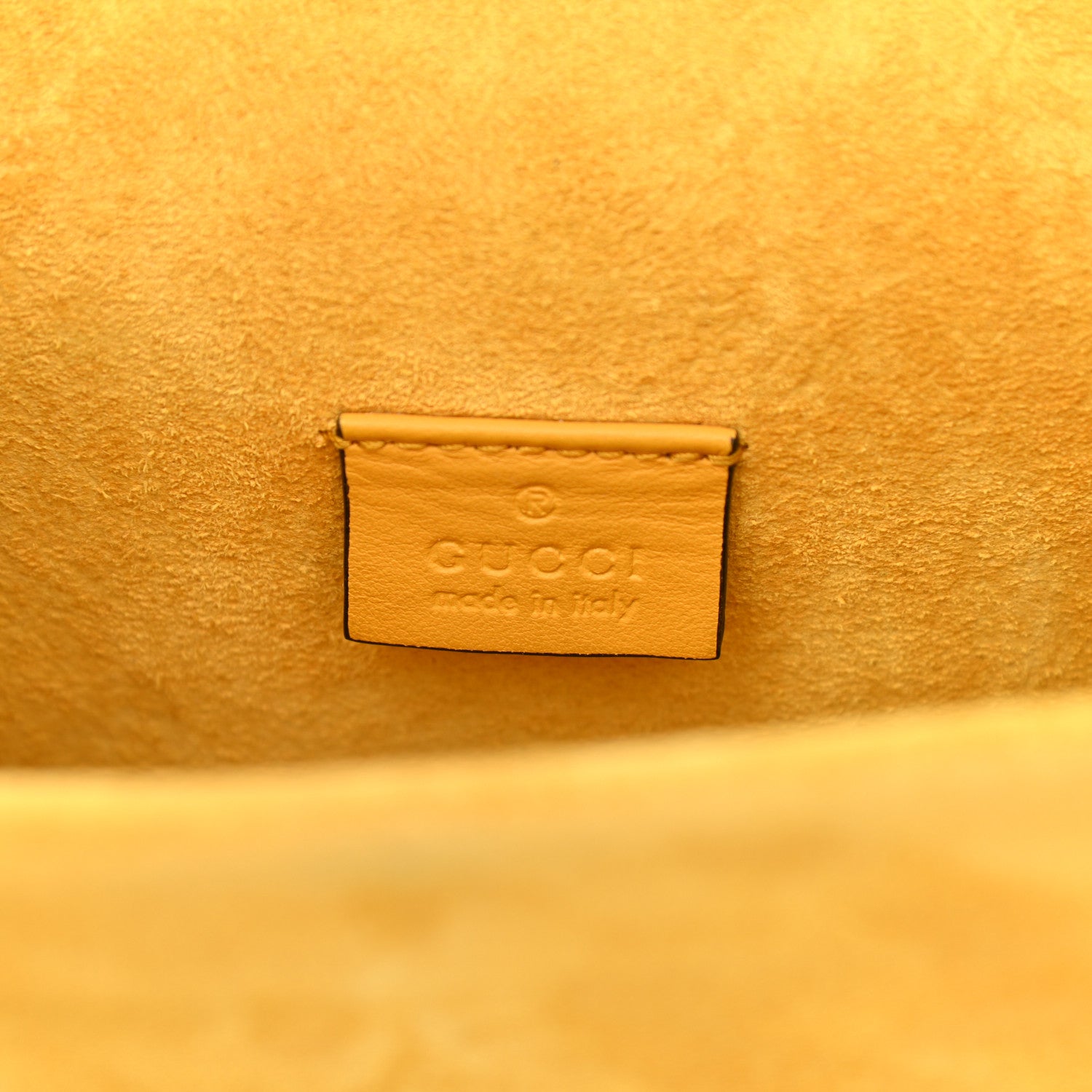 Gucci GG Supreme Monogram Mini Dionysus Shoulder Bag Yellow 5 of 8