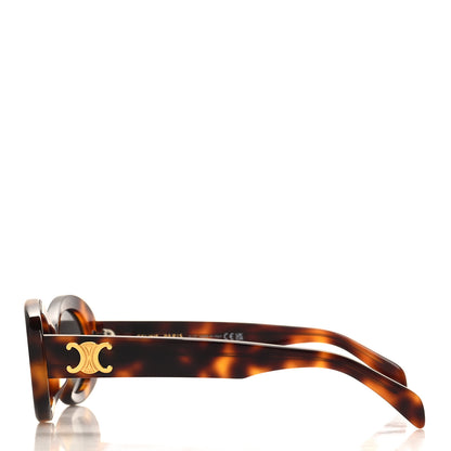 Celine Acetate Triomphe 01 Sunglasses CL 40194U Tortoise 3 of 6