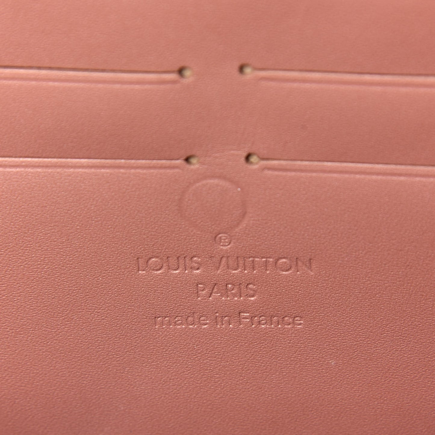 Vernis Zippy Wallet Rose Velours