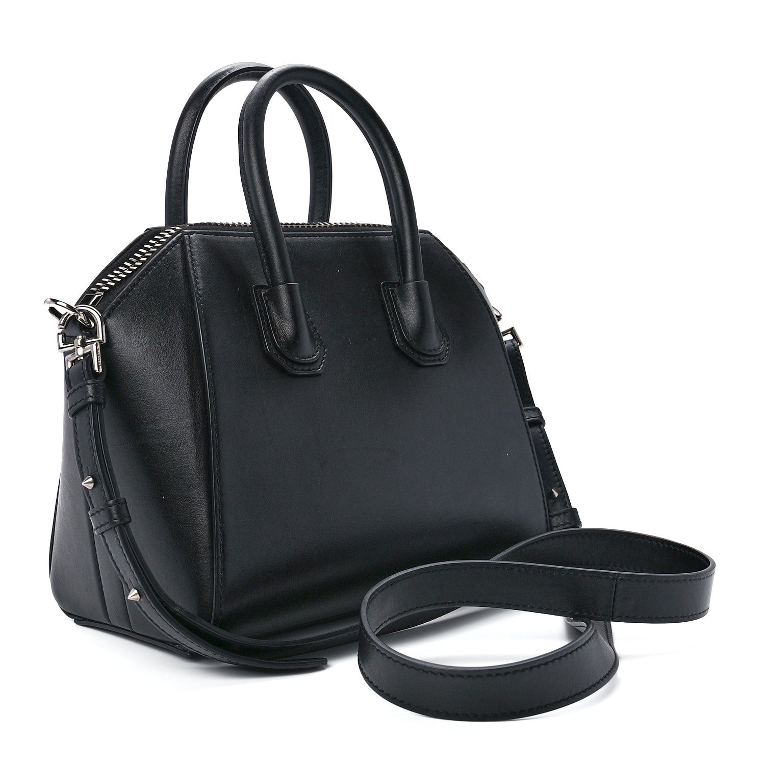 Givenchy Smooth Calfskin Mini Chain Weave Antigona Black 3 of 12