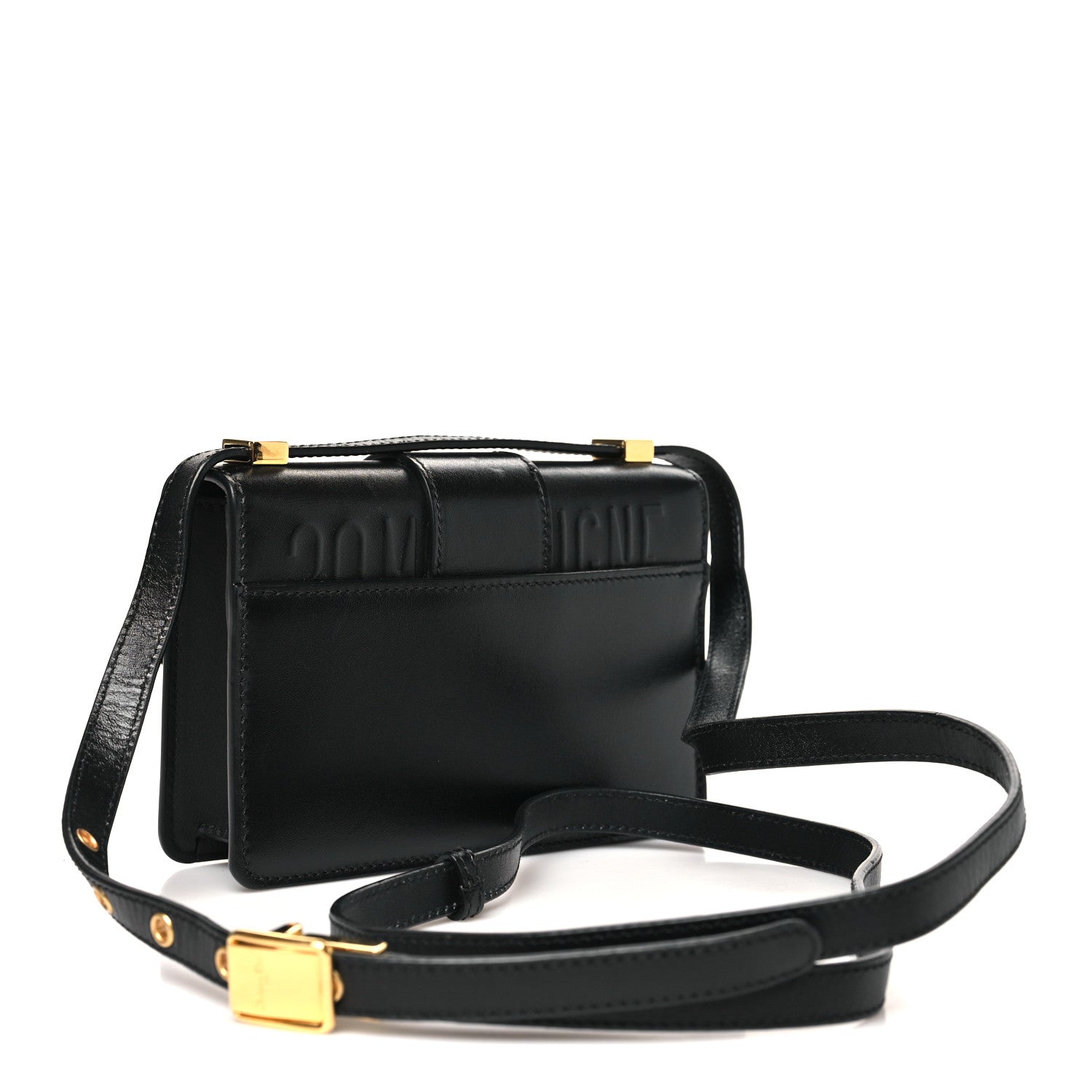 Christian Dior Smooth Calfskin 30 Montaigne Flap Bag Black 3 of 10