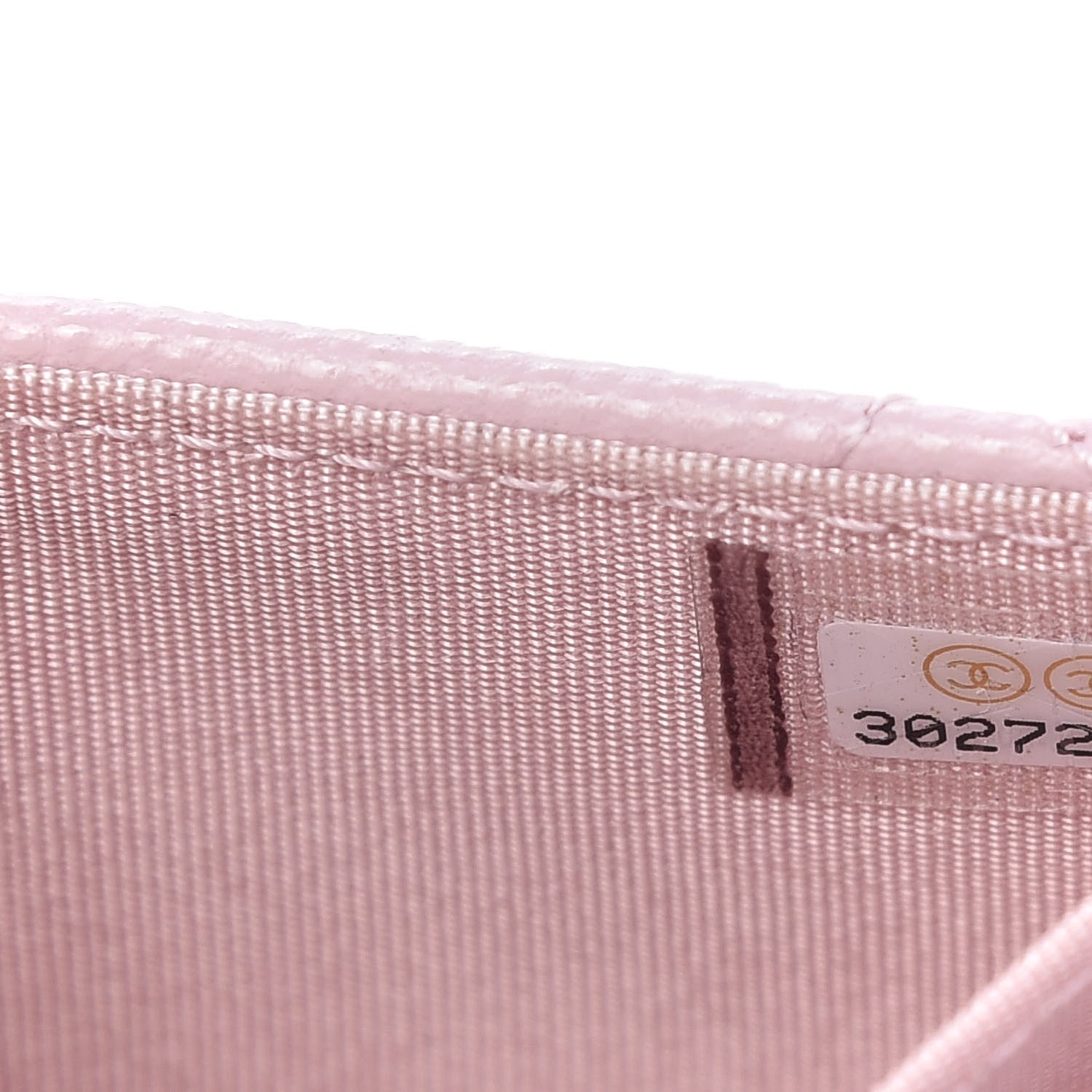 Chanel Caviar Quilted Coco Candy Card Holder On Chain Light Pink 10 of 12