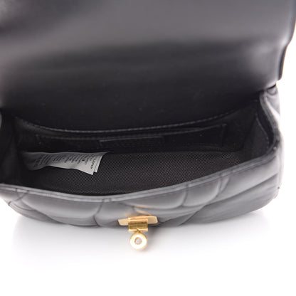 Versace Nappa Quilted Icon Small Crossbody Bag Black 5 of 10