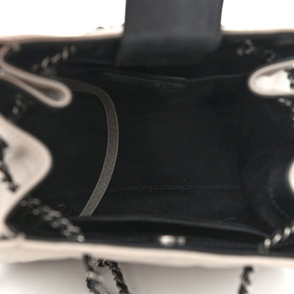 Chanel Caviar Quilted Small CC Bucket Bag Grey 5 of 9