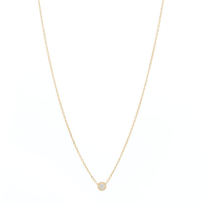 Cartier 18K Yellow Gold Diamond LM D'Amour Pendant Necklace 1 of 4