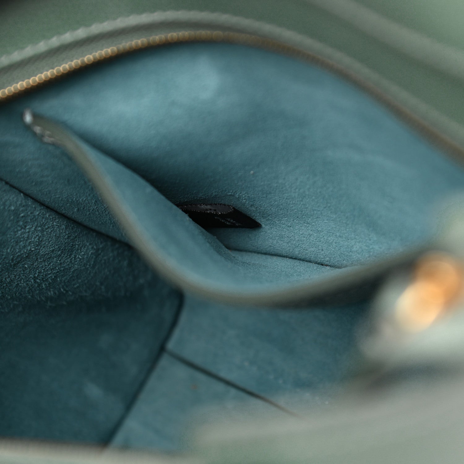 Mulberry Small Classic Grain Mini Zipped Bayswater Antique Blue 7 of 17