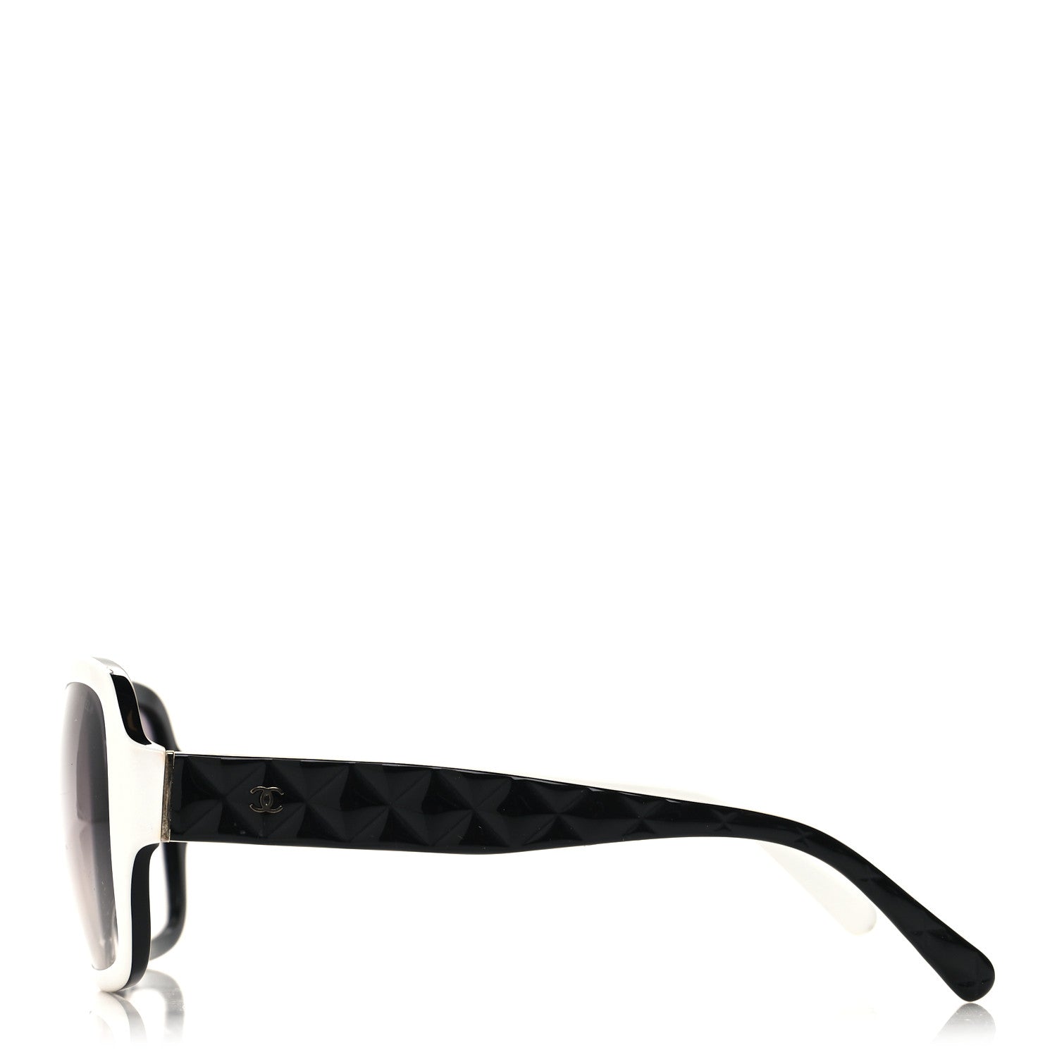 Chanel Acetate Quilted CC Sunglasses 5124 White 3 of 6