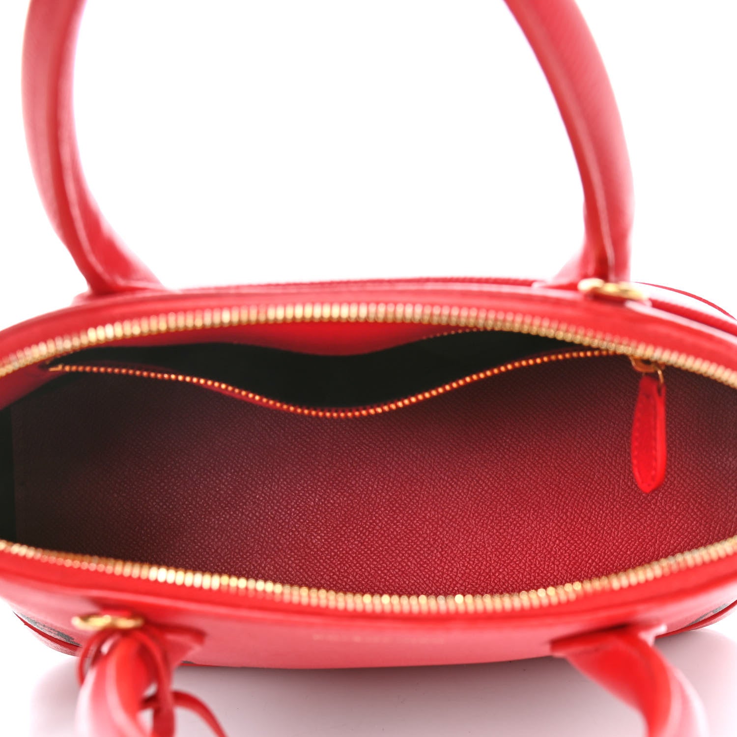 Balenciaga Signature Grained Calfskin Logo S Ville Top Handle Bag Rouge Lantern Black 4 of 13