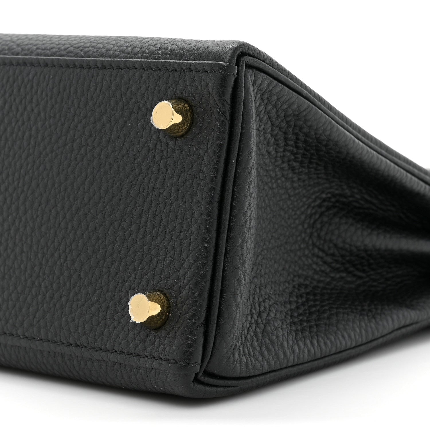 Hermes Togo Kelly Retourne 25 Black 7 of 9