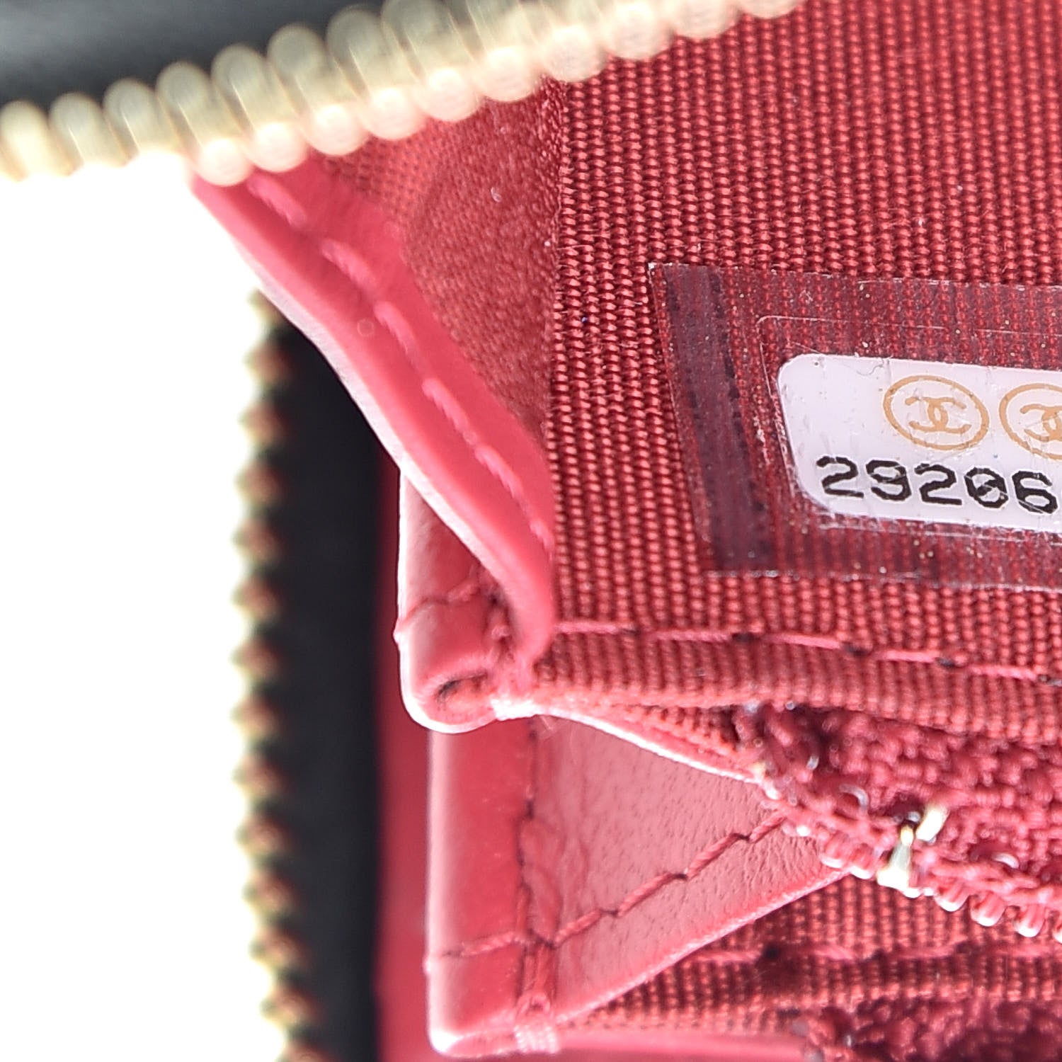 Chanel Lambskin Quilted 19 Zipped Wallet Black 8 of 9