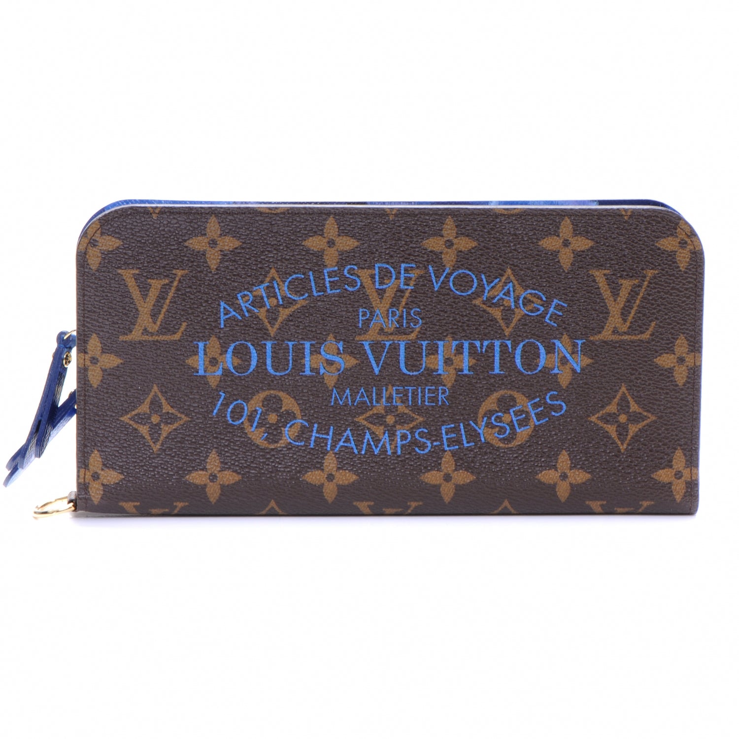 Louis Vuitton Monogram Articles de Voyage Ikat Insolite Wallet Grand Blue 1 of 7