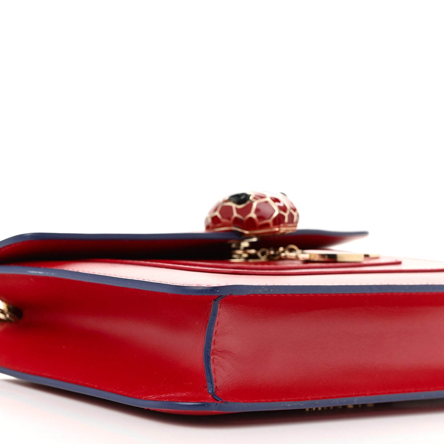 Calfskin Serpenti In Love Forever Crossbody Bag Red