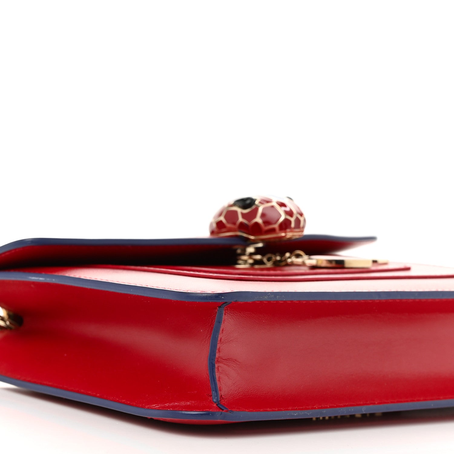 Bulgari Calfskin Serpenti In Love Forever Crossbody Bag Red 9 of 10
