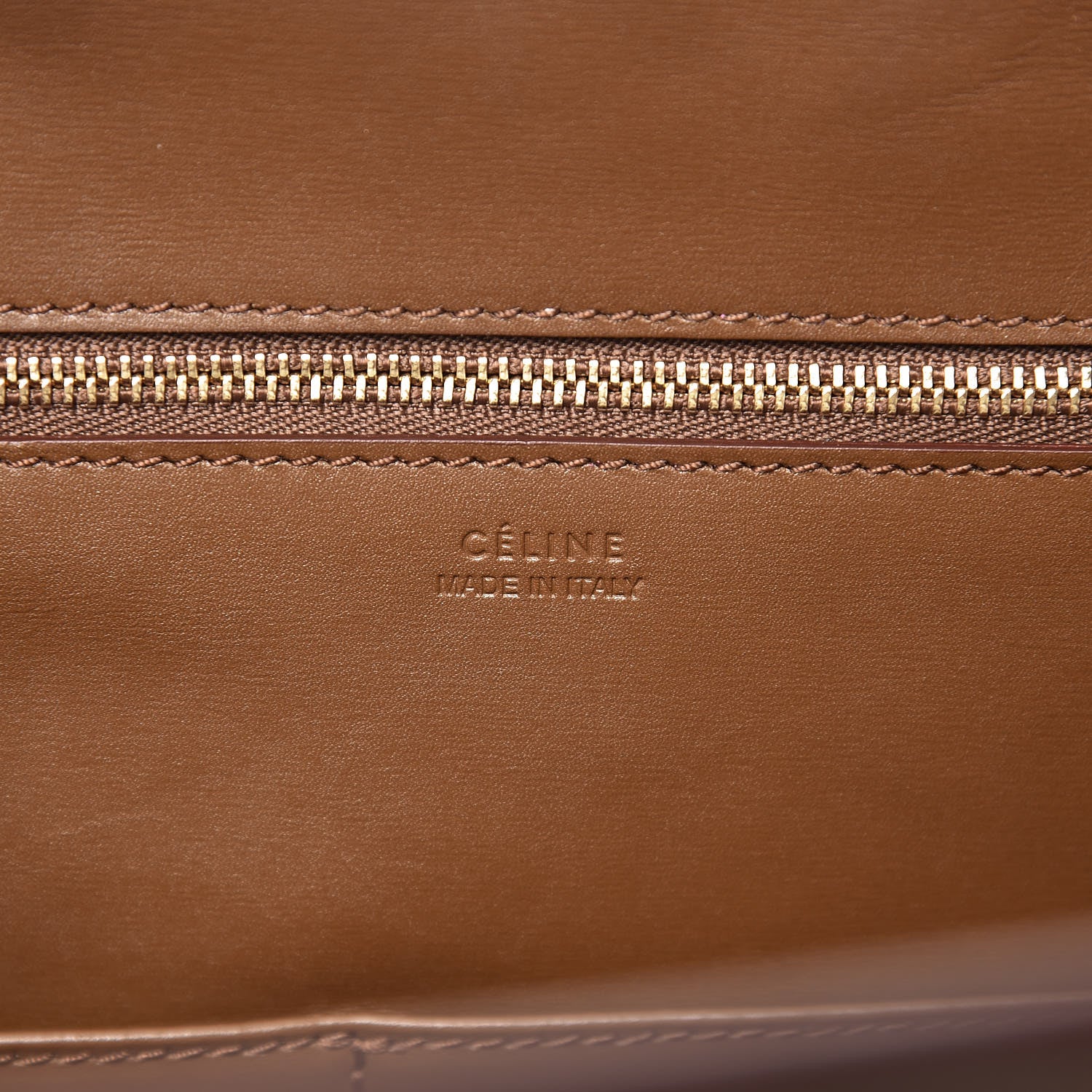 Celine Palmelato Calfskin Mini Tie Knot Tote Camel 6 of 7