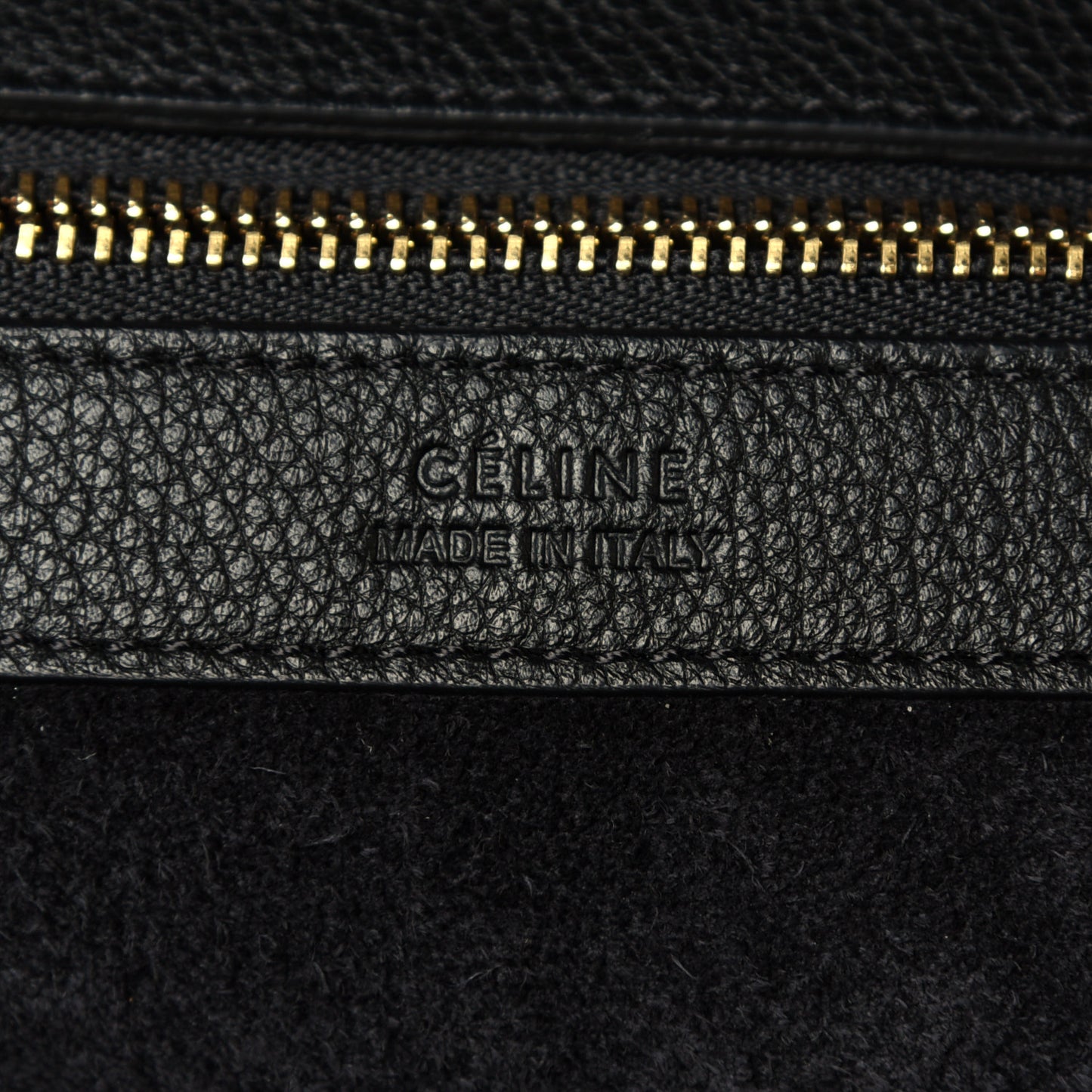 Soft Grained Calfskin Small Belt Cabas Phantom Black