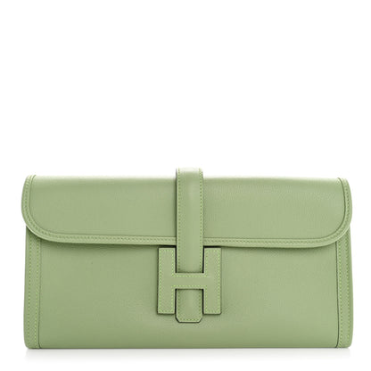 Hermes Evercolor Jige Elan 29 Clutch Vert Criquet 1 of 13