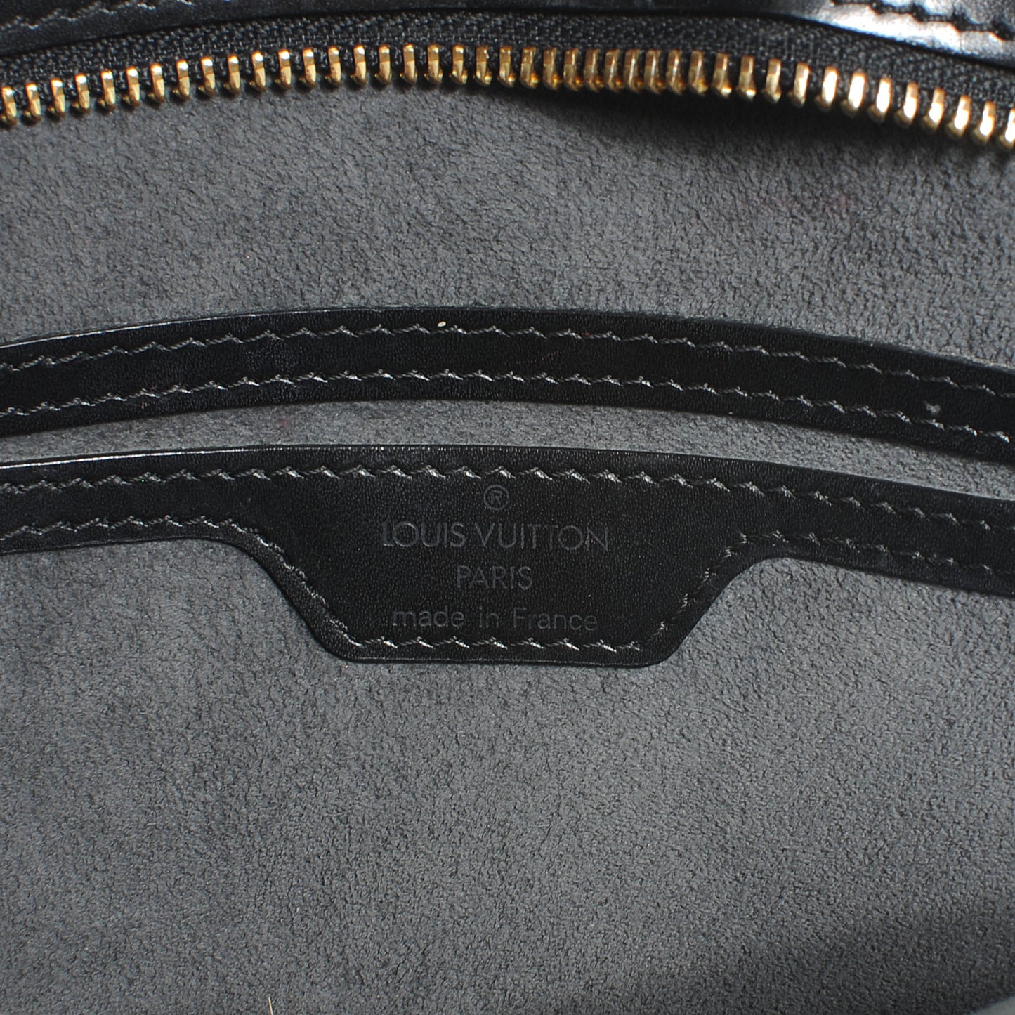 Epi Saint Jacques PM Long Straps Black