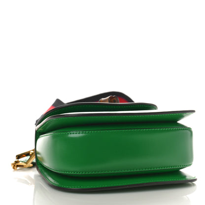 Gucci Boarded Dyana Lux Calfskin Mini Bamboo 1947 Top Handle Bag Spring Green 4 of 9