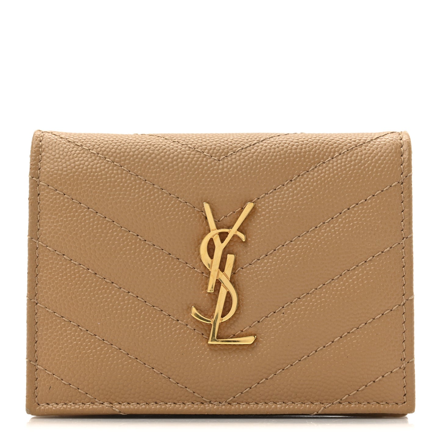 Grain De Poudre Matelasse Chevron Cassandre Card Case Cork