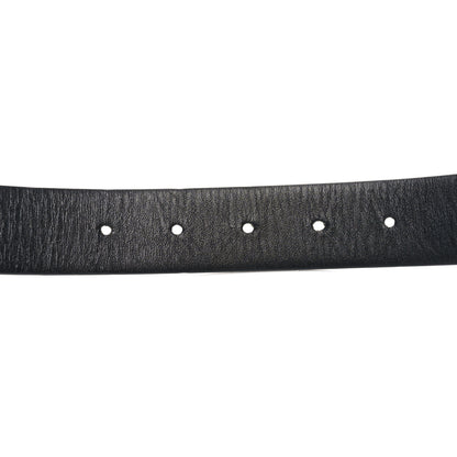 Valentino Garavani Glossy Calfskin VLogo Reversible 40mm Belt 80 32 Saddle Brown Black 4 of 5