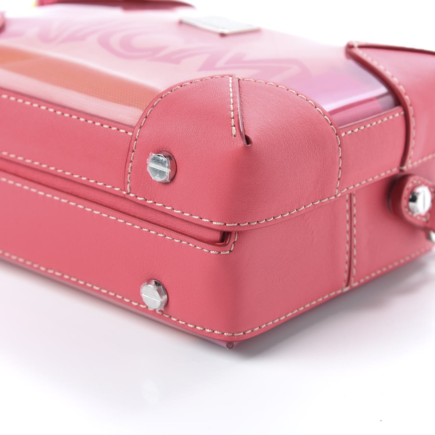 Transparent Small E/W Soft Berlin Crossbody Hologram Teaberry