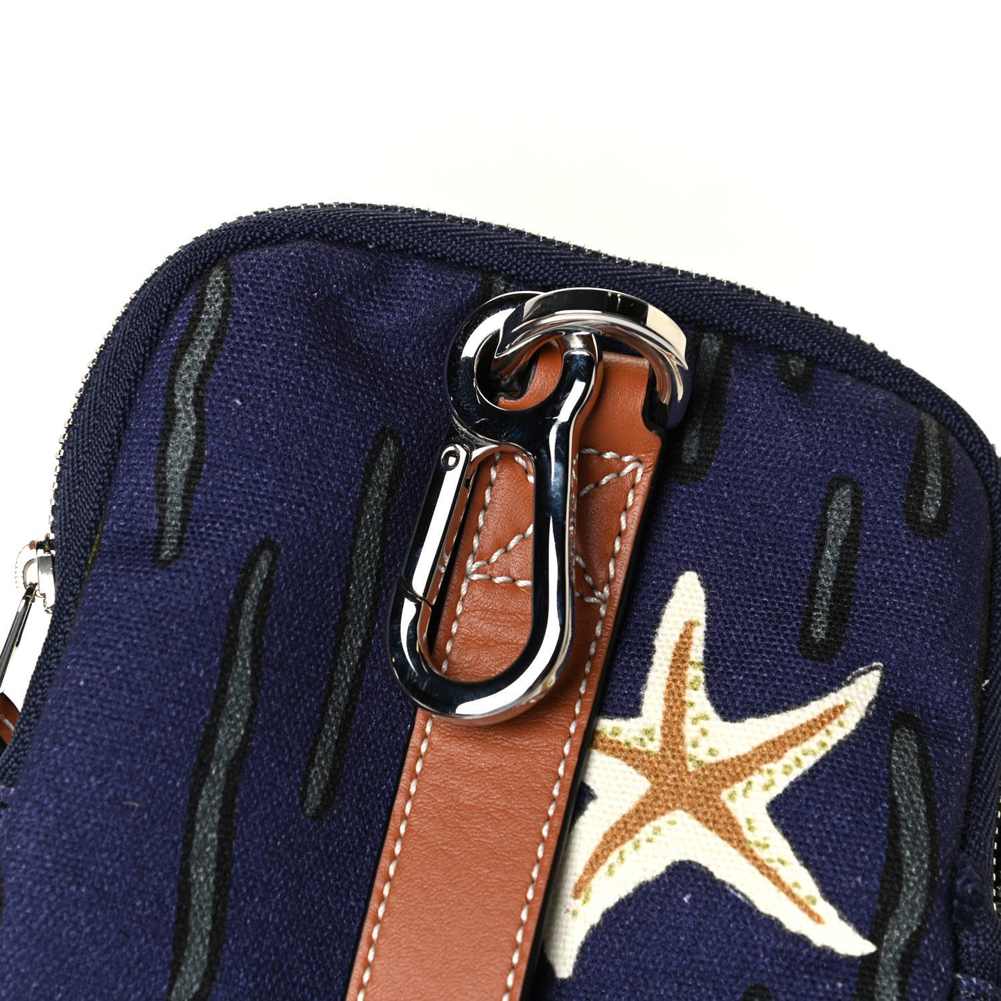 Canvas Mermaid Print Paulas Ibiza Crossbody Pouch Multicolor