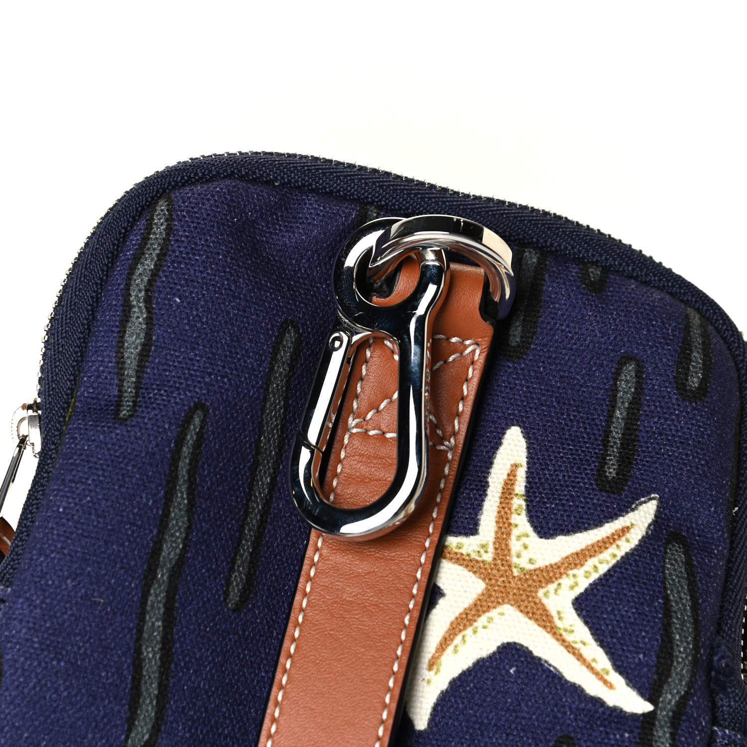 Loewe Canvas Mermaid Print Paulas Ibiza Crossbody Pouch Multicolor 5 of 5