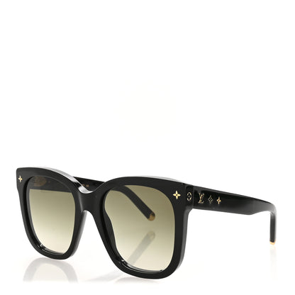 Louis Vuitton Acetate My Monogram Cat Eye Sunglasses Z1729W Black 1 of 8