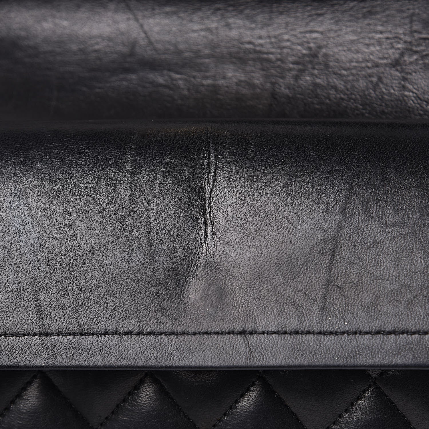 Chanel Lambskin Quilted Medium Double Flap Black 13 of 20