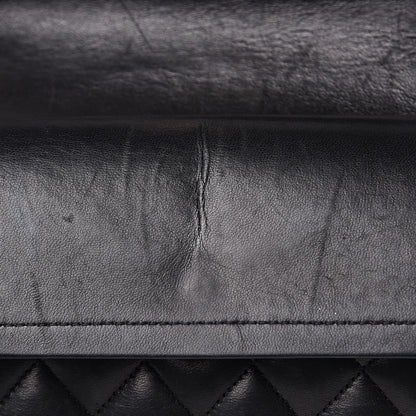 Chanel Lambskin Quilted Medium Double Flap Black 13 of 20