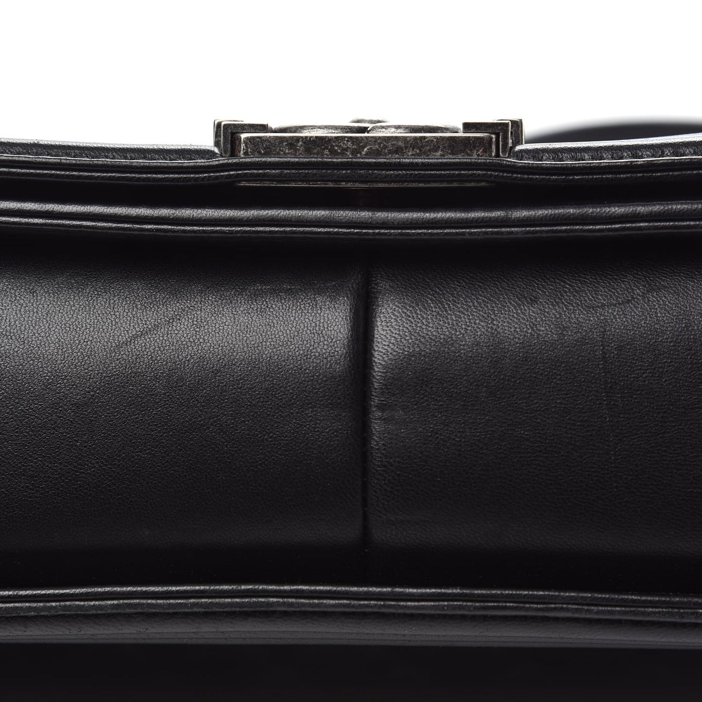 Lambskin Quilted New Medium Boy Flap Black