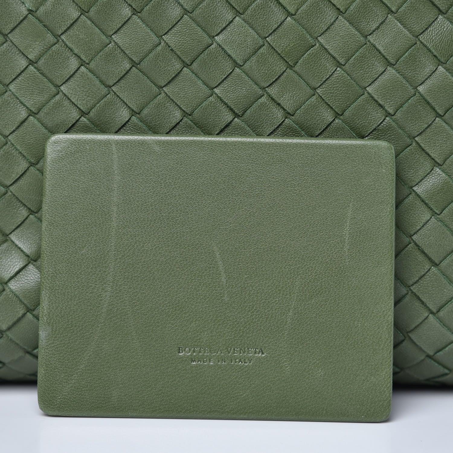Bottega Veneta Nappa Intrecciato Shoulder Bag Foglia 13 of 13