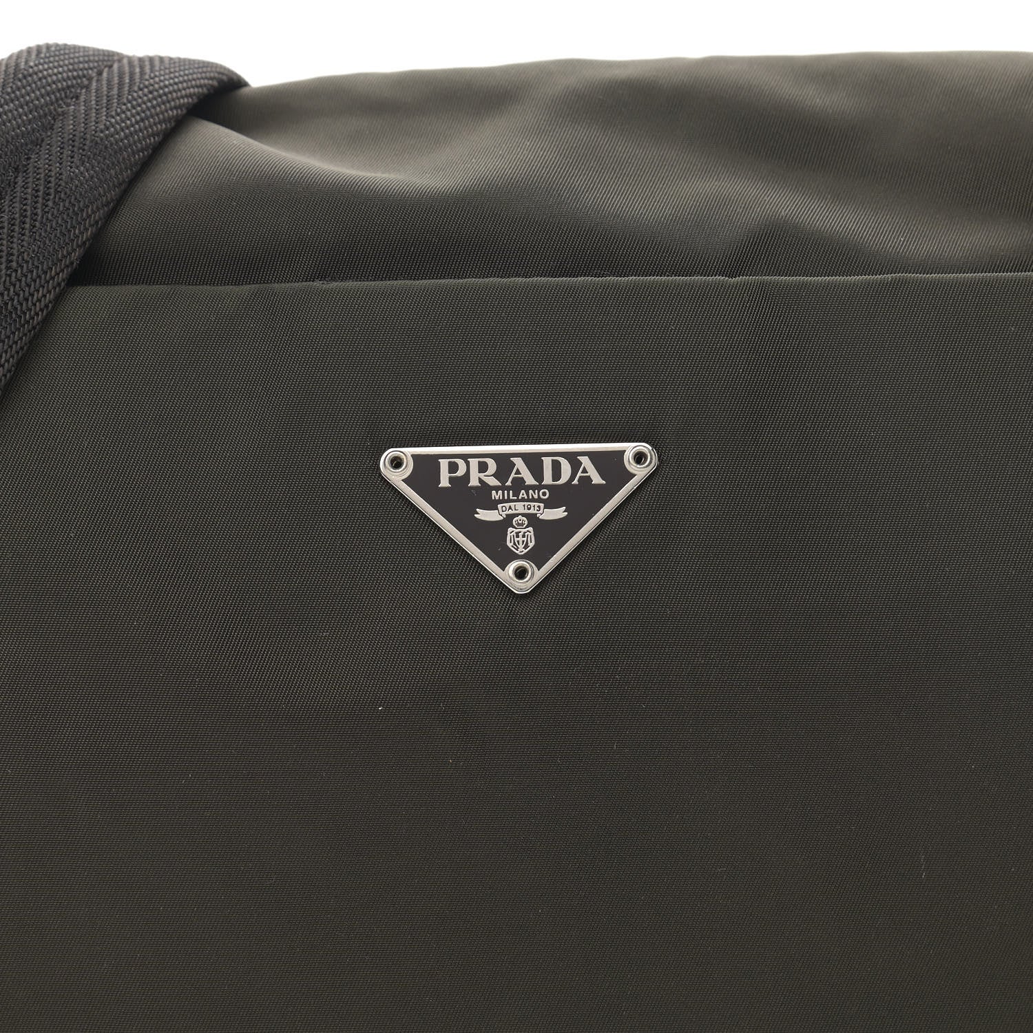 Prada Tessuto Nylon Messenger Bag Green 8 of 14