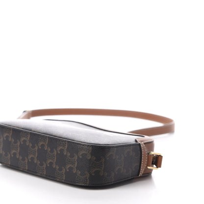 Celine Triomphe Canvas Small Camera Bag Tan 7 of 9