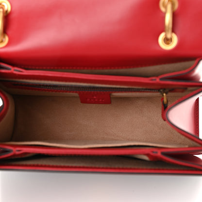Gucci Calfskin Sylvie Web Small Queen Margaret Top Handle Bag Blue Agata Hibiscus Red Mystic White Sugar Pink 5 of 10