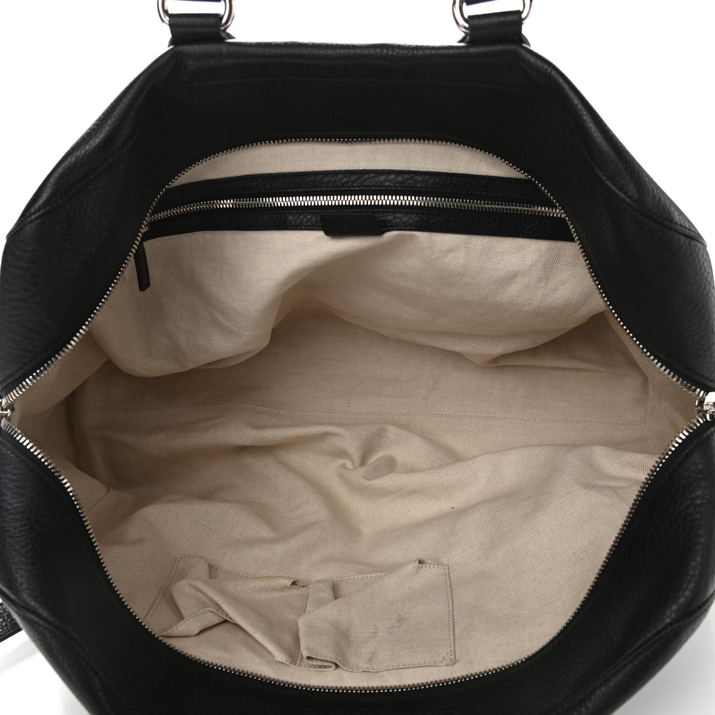 Pebbled Calfskin Soho Carry On Duffle Black