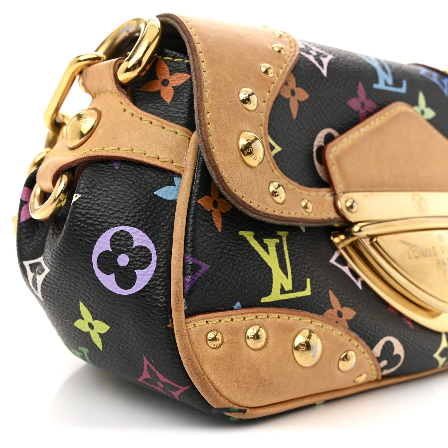 Louis Vuitton Monogram Multicolor Marilyn Black 12 of 14