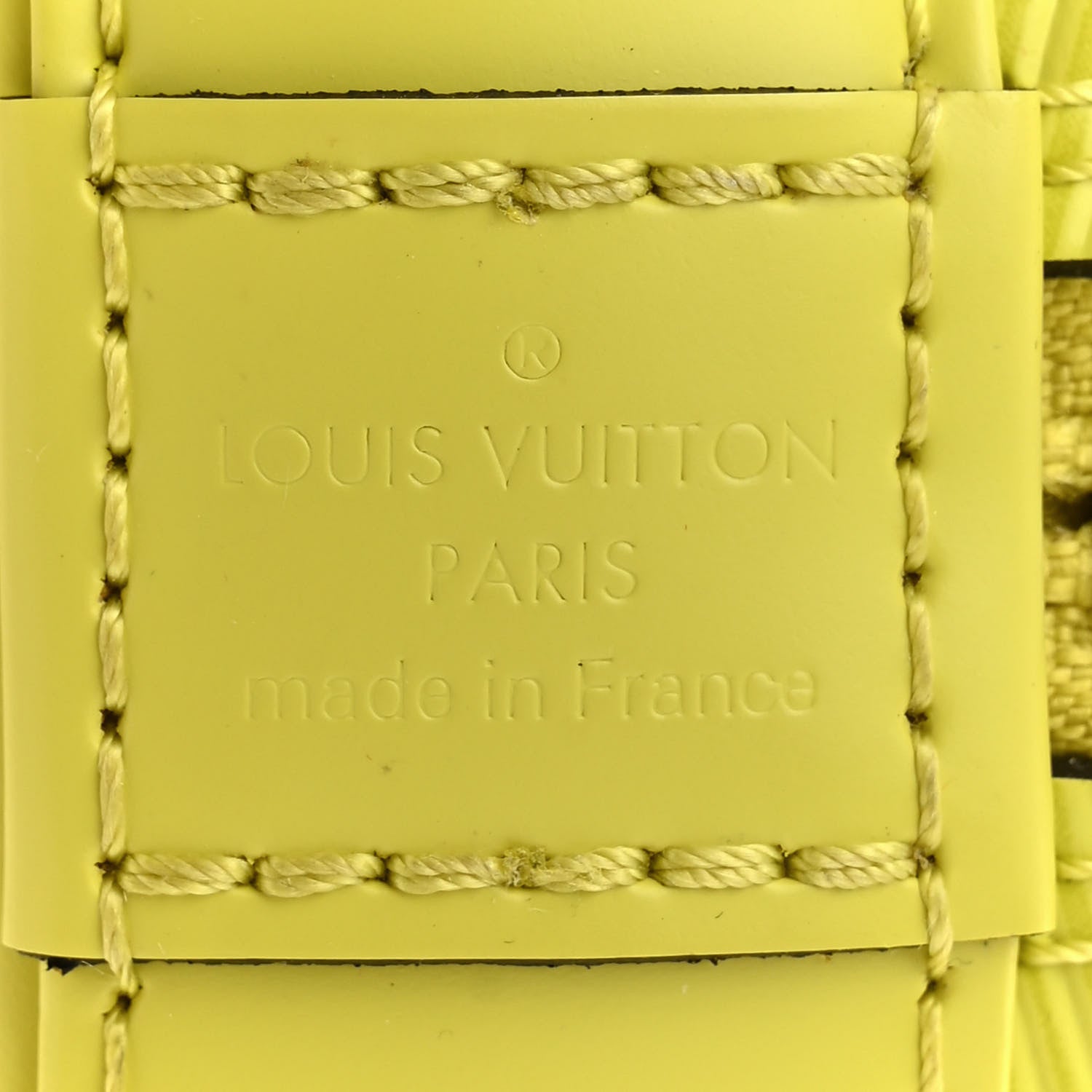 Louis Vuitton Epi Jacquard Alma BB Yellow Citron 6 of 12