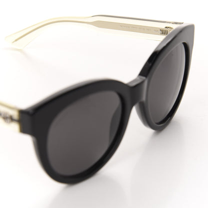 Gucci Cat Eye GG3749 Sunglasses Black Gold 6 of 8
