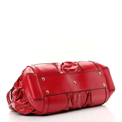 Gucci Dialux Large Queen Tote Red 4 of 13