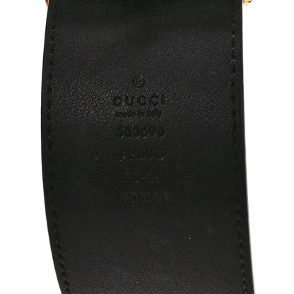 Gucci Calfskin Lizard Double G 50mm Belt 70 28 Black 3 of 6
