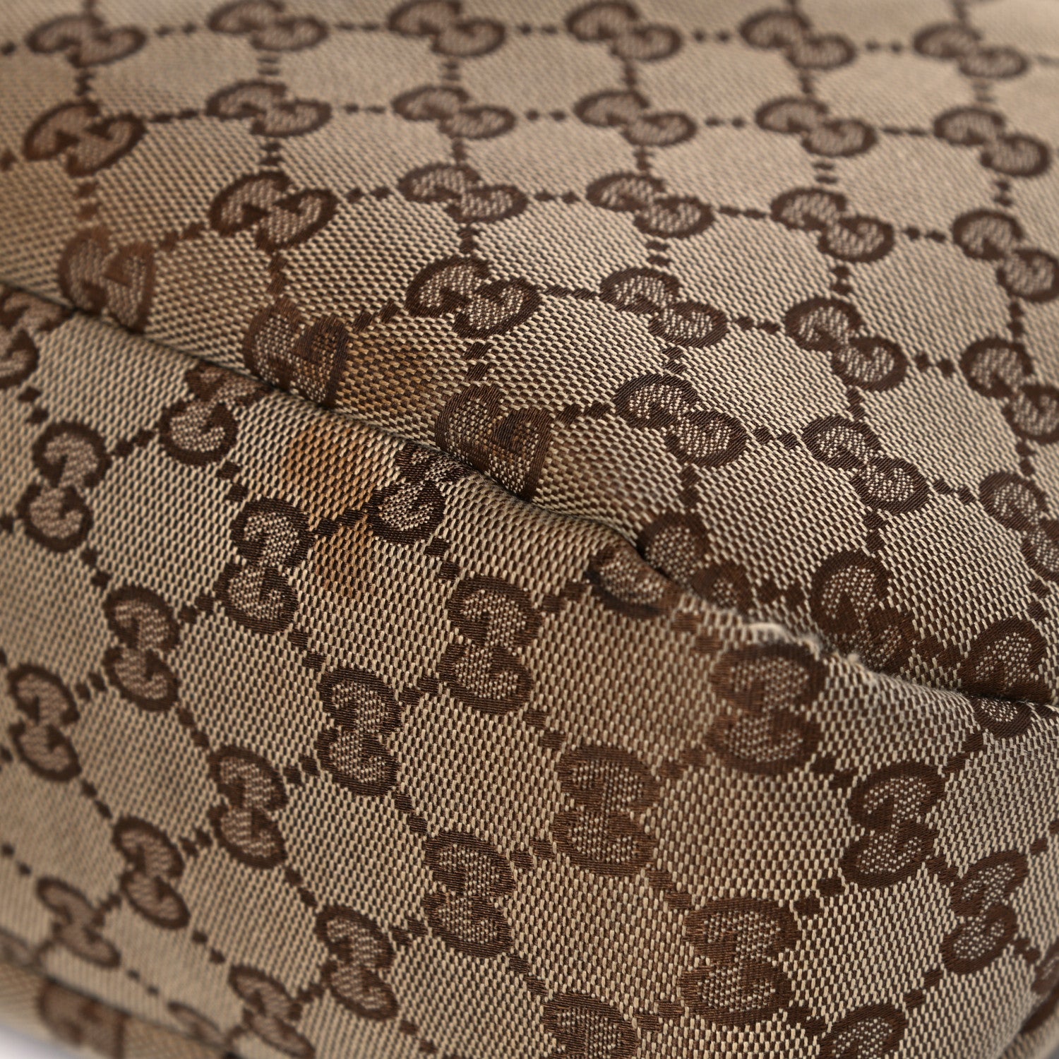Gucci Monogram Medium Horsebit Chain Hobo Dark Brown 8 of 9