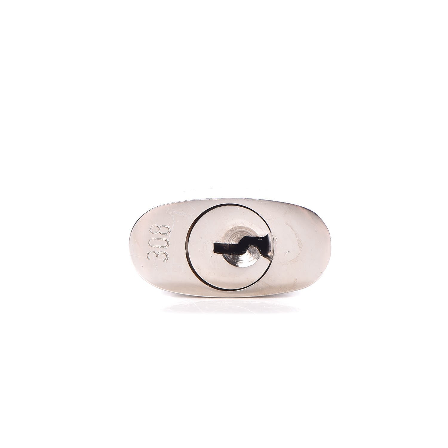 Louis Vuitton Polished Silver Lock and Key Set 6 of 8
