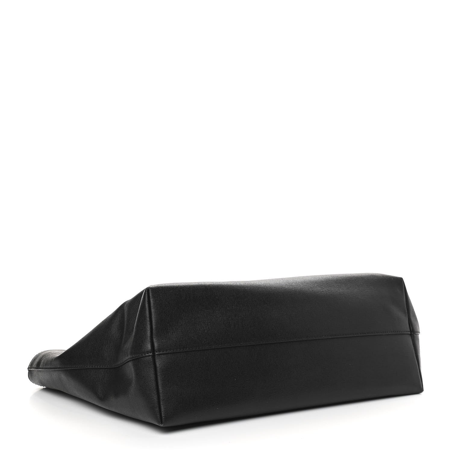 Fendi Vitello Elite Cuoio Monster Buggies Medium Roll Tote Black Multicolor Blue Cobalto 4 of 10